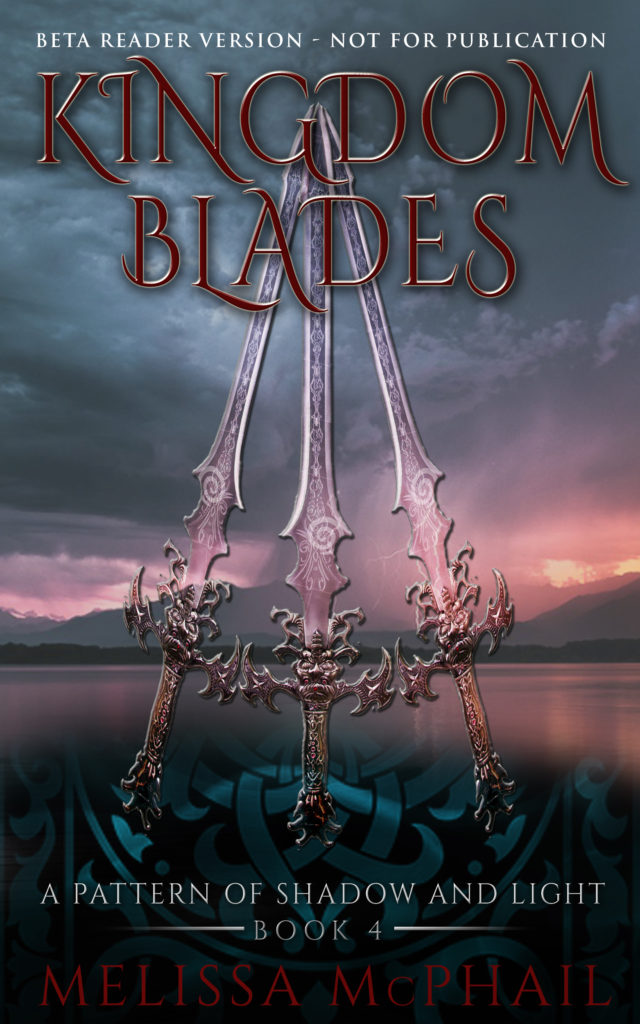 Concept cover art for Kingdom Blades